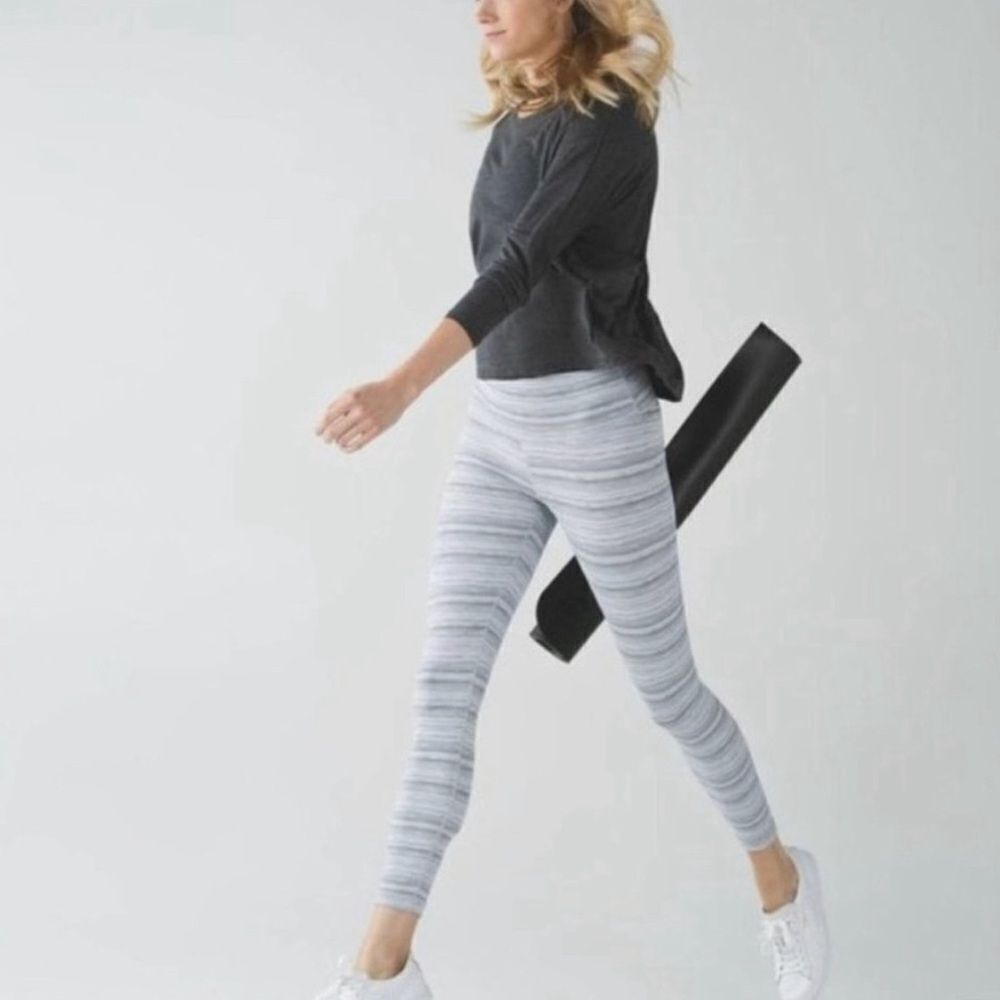 Lululemon high times leggings gray size 6